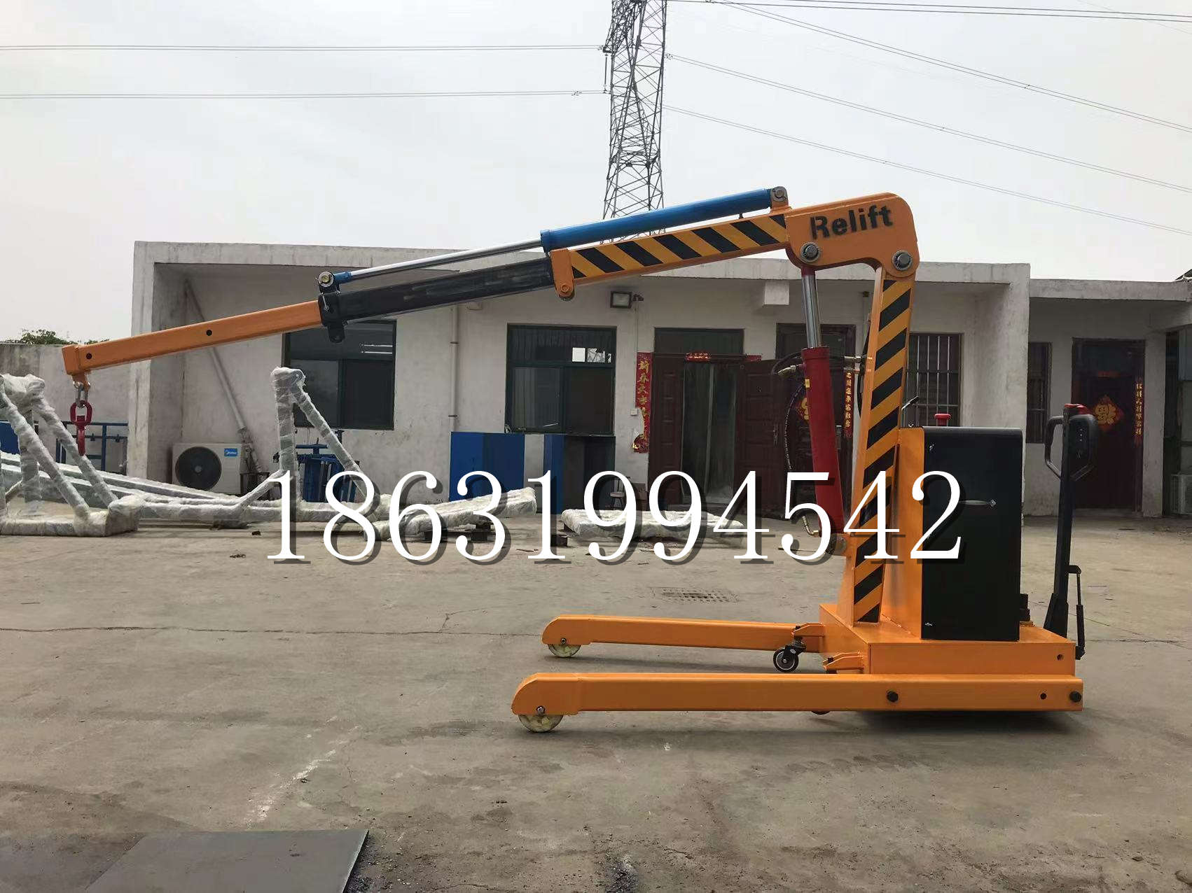 忻州市久征定做3吨三轮随车吊 农用园林绿化移树吊 平板工程用小吊机